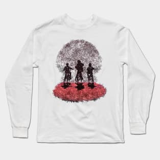 Upside Scribble Long Sleeve T-Shirt